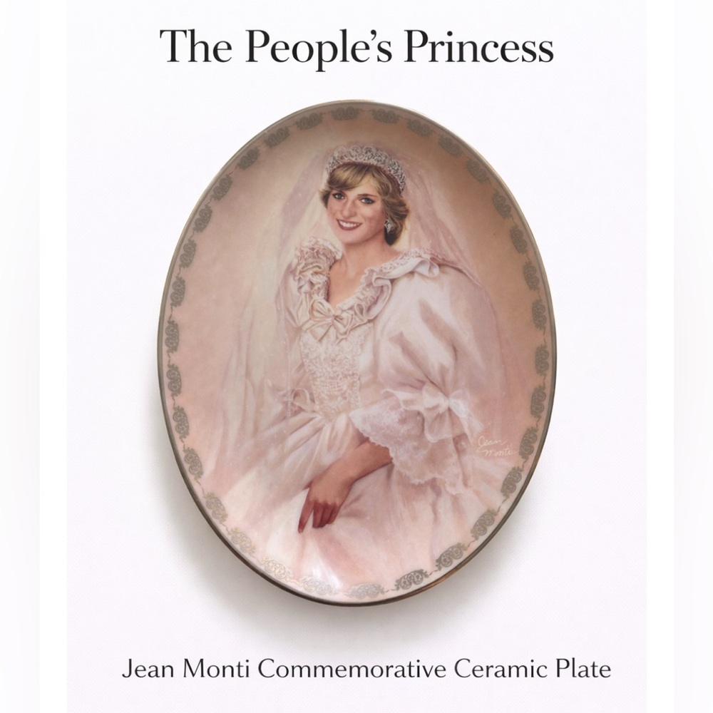 The People’s Princess by Jean Monti Commemorate Plate